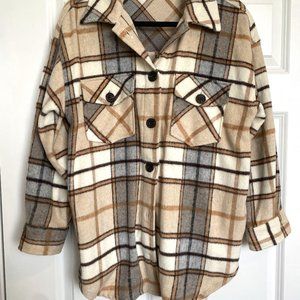 DEX Plaid Shacket